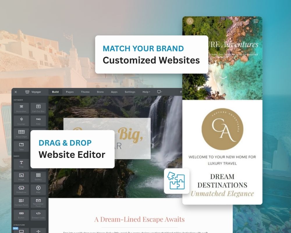 Planning a custom-branded Voyager website design